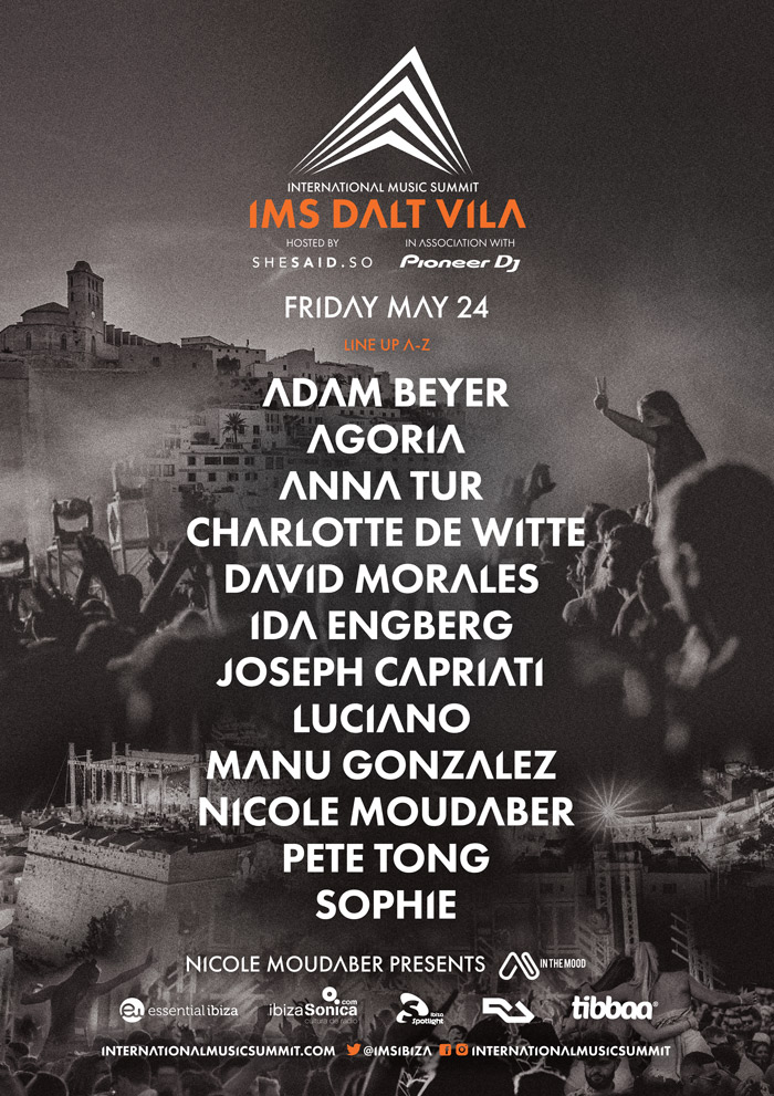 International Music Summit Announce an amazing Dalt Vila 2019 Line up